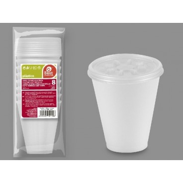 2009382 S/8 VERRE THERMO AVEC COUVERCLE 200 CC (72 PIECES)