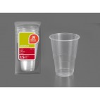 2009389 S/15 VERRE INCASSABLE 330 CC PLASTIQUE (84 PIECES)