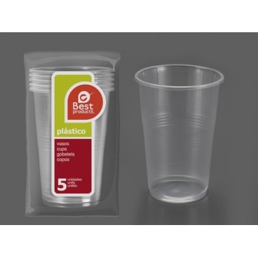 2009391 S/5 VERRE INCASSABLE PLASTIQUE (120 PIECES)