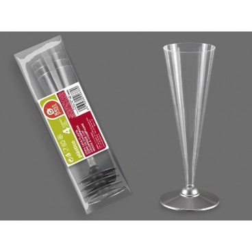 2009398 S/4 VERRE DE CHAMPAGNE 120 CC (60 PIECES)