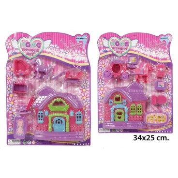 2020012 JU7755 BLISTER CASITA CON PONY(72) (72 PIECES)