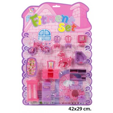2020015 JU7574 BLISTER MUEBLES CON CARROZA (48 PIECES)