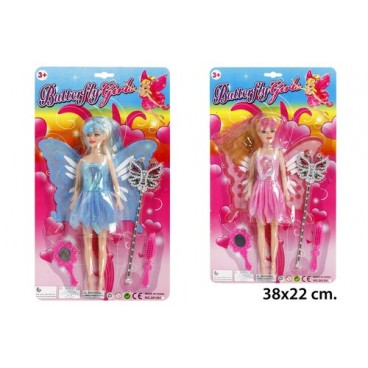 2020030 JU8418 BLISTER MUÑECA MARIPOSA ALTA (96 PIECES)