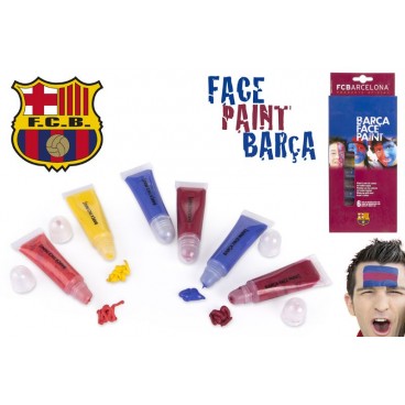 BLISTER 6 TUBES PEINTURE FACIALE - FC BARCELONA ( 24 PIECES)