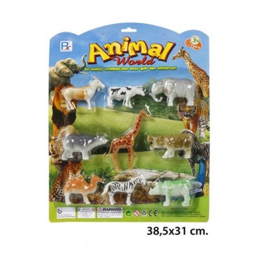 2020037 JU8211 BLSITER ANIMALES 2 MOD.(48) (48 PIECES)