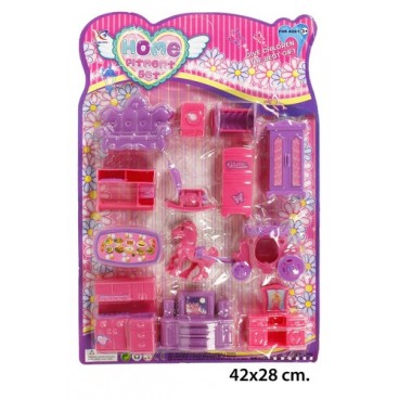 2020044 JU8229 BLISTER MUEBLES C/CARROZA NU (36 PIECES)