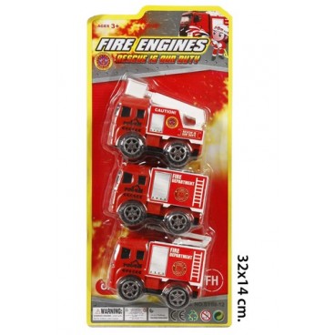 2020062 JU8294 BLIST. 3 CAMIONES BOMBEROS(4 (48 PIECES)