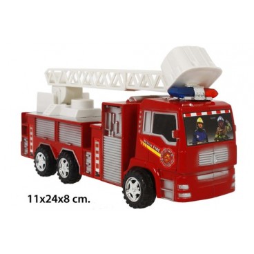 2020124 JU7686 CAMION BOMBEROS FRICCION(72) (72 PIECES)