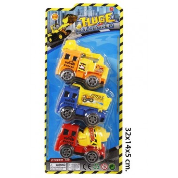 2020198 JU8293 BLIST.3 CAMION.PULL BACK 2 M (48 PIECES)