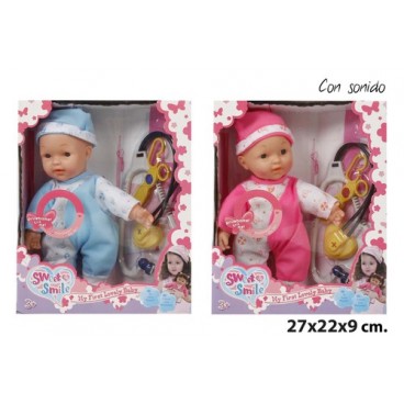 2020386 JU8811 CAJA MUÑECO 4 FUNC. C/ACCES. (12 PIECES)