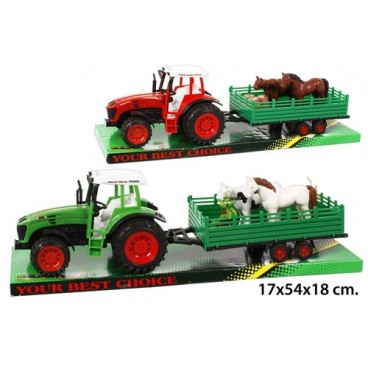 2020498 JU8758 BURB.TRACTOR REMOLQ.PORTANIM (12 PIECES)