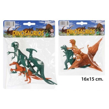 2020545 JU7833 BOLSA 3 DINOSAURIOS(BOLS.24 (144 PIECES)