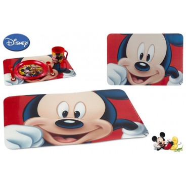 NAPPE INDIVIDUELLE PLASTIQUE MICKEY ( 144 PIECES)