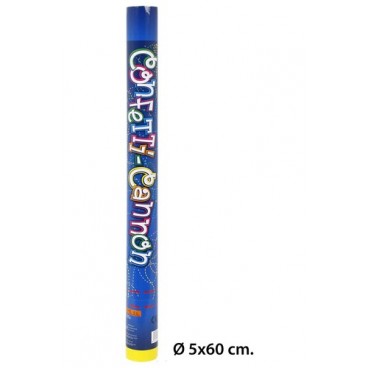 2020569 JU8461 BAZOKA CONFETI 60 CM(50) (50 PIECES)