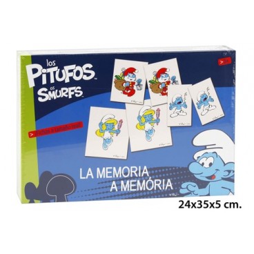 2020743 22026 LOS PITUFOS LA MEMORIA(16) (16 PIECES)