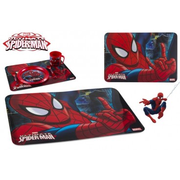 NAPPE INDIVIDUELLE PLASTIQUE SPIDERMAN ( 144 PIECES)