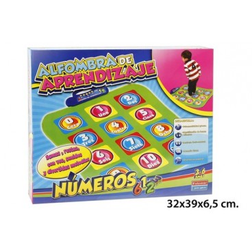 2020755 D11913 ALFOMBRA APRENDIZAJE NUMEROS (6 PIECES)