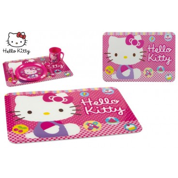 NAPPE INDIVIDUELLE PLASTIQUE HELLO KITTY ( 144 PIECES)