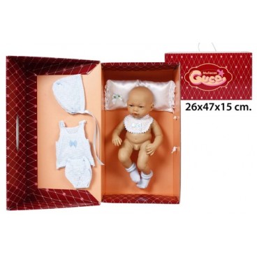2020770 529 RECIEN NACIDO AZUL C/ROPA(8) (8 PIECES)