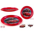 ASSIETTE BASIQUE PLASTIQUE CARS ( 48 PIECES)