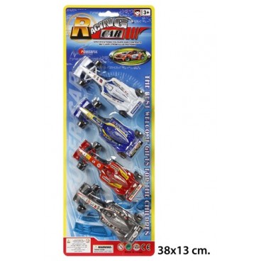 2020873 JU7512 BLISTER 4 F-1 PULL BACK (96) (96 PIECES)