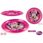 ASSIETTE BASIQUE PLASTIQUE MINNIE ( 48 PIECES)