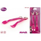 SET 2 COUVERTS PLASTIQUE MINNIE ( 24 PIECES)