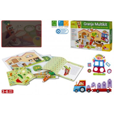 JEU ACTIVITÉS - FÊRME MULTIKIT - 3-6 ANS ( 6 PIECES)