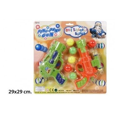2021236 JU7557 BLISTER 2 PISTOLAS LANZABOLA (48 PIECES)