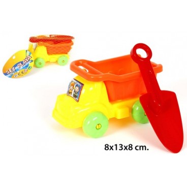 2021259 JU8967 RED CAMION Y RASTRILLO(BOL36 (144 PIECES)