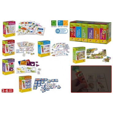 JEU ACTIVITÉS - 6 JEUX - 3-6 ANS ( 6 PIECES)