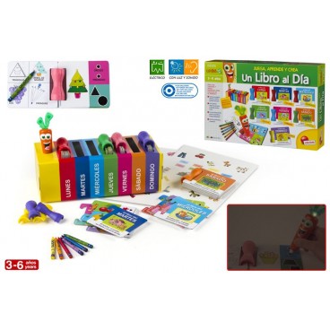 JEU ACTIVITÉS - 1 LIVRE PAR JOUR - 3-6 ANS ( 6 PIECES)