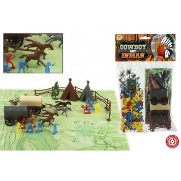 SAC FIGURINES WESTERN ( 24 PIECES)