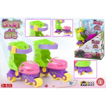 PATINS FILLE (21-25 CM) ( 6 PIECES)