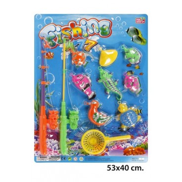 2021396 JU9049 BLIS.JUEGO PESCA GIGANTE 8 P (18 PIECES)