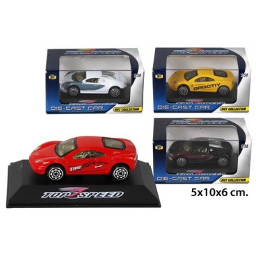 2021444 JU9118 CAJ.COCHE CARRERAS METAL(BO4 (288 PIECES)