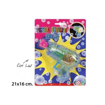 2021465 JU9055 BLIS.PISTOLA BURBUJAS C/LUZ (72 PIECES)