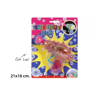 2021466 JU9056 BLIS.PISTOLA BURBUJA C/LUZ(7 (72 PIECES)