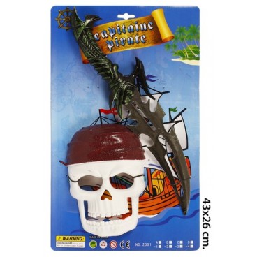 2021469 JU9171 BLISTER CALAVERA Y ESPADA(48 (48 PIECES)