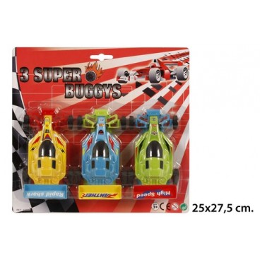 2021486 JU8960 BLISTER 3 SUPERBUGGYS(96) (96 PIECES)