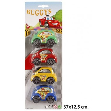 2021533 JU8962 BLISTER 4 BUGGYS 2 MOD(96) (96 PIECES)