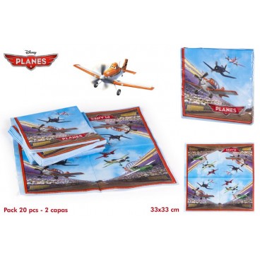 82991-PACK 20 SERVIETTES 33X33CM - PLANES ( 30 PIECES)