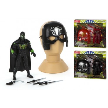 SET GUERRIERS ET MASQUE ALIEN POWER - 4 ASS ( 12 PIECES)
