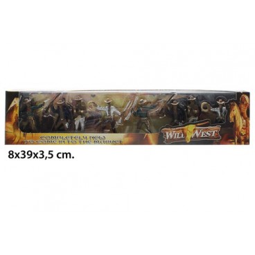 2021613 JU9136 CAJITA WESTERN 8 PCS(96) (96 PIECES)