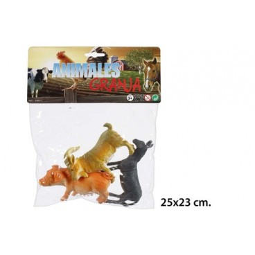 2021616 JU8971 BOLSA 3 ANIMALES GRANJA(72) (72 PIECES)