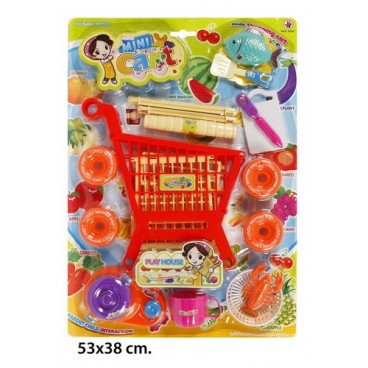 2021620 JU9124 BLIS.CARRO COMPRAS Y ACC. GI (18 PIECES)