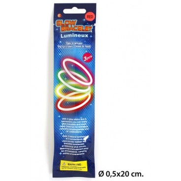2021637 JU8977 PULSERAS LUMINOSAS(BOL.20(60 (600 PIECES)