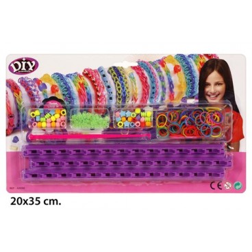2021724 JU9350 BL/PULSERAS GOMA NUEVO(48) (48 PIECES)