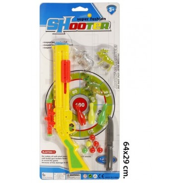 2021800 JU9356 BL/RIFLE LANZAPELOTAS C/ANIM (24 PIECES)