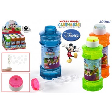 BOUTEILLE BULLES SAVON 300 ML - MICKEY - DISP 12 ( 48 PIECES)